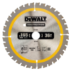Диск пильний CONSTRUCTION DeWALT DT1950 : 165 х 20, 36Т, 7000 об/хв, ширина розпилу 1.86 мм, товщина полотна 1 мм