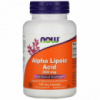 Альфа-липоевая кислота 250 мг, Alpha Lipoic Acid, Now Foods, 120 капсул