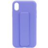 Чохол Silicone Case Hand Holder для Apple iPhone XS Max (Бузковий / Dasheen) - купити в SmartEra.ua