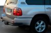 Задние угловые дуги AK003-Double Black (2 шт., нерж. сталь) для Toyota Land Cruiser 100 1998-2007 гг