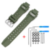 Ремінець Casio G-Shock GA-1000 Army Green SI (1051-1119) полімерний зелений