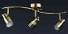 Люстра потолочная на 3 лампочки 28029 Латунь 15х10х48 см.