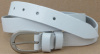 Женский кожаный ремень Skipper, Украина, белый 3 см 1356-30