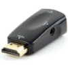 Адаптер Cablexpert HDMI-VGA-3.5мм чорний (AB-HDMI-VGA-02) (Код товару:41945)