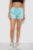 Шорти жіночі з принтом, колір блакитний, 238R7164