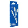 Кабель USB Borofone BX71 3-in-1 IP+Type-C+Micro М'ята упаковка