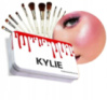 Професійні пензлики для макіяжу Kylie Professional Brush Set 12 шт. ∙ Набір кистей Kylie Professional для очей та обличчя