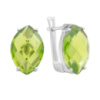 Серебряные серьги CatalogSilver с хризолітом 12.175ct (2150350)