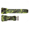 Ремінець для годинника Skmei 1520CMGN Camo Green каучуковий камуфляжний для моделі 1520
