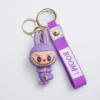 Детский брелок Beige Yoga 4×8 (см) для ключей, на сумку и рюкзак Фиолетовый HP-55-16V