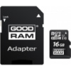 Карта пам`яті Goodram MicroSDHC 16GB UHS-I Class 10 + SD-adapter (M1AA-0160R12)