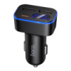 Автомобильное зарядное устройство Hoco Z63A 2USB/ Type-C PD QC 42W c дисплеем black