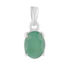 Серебряная подвеска CatalogSilver с изумрудом 1.25ct (2106739)