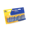 Батарейка солевая PKCELL 1.5V AA/R6, 24 штуки в блистере цена за блистер, Q12