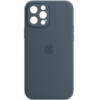 Чохол Silicone Case Full Camera Protective (AA) Apple iPhone 13 Pro (6.1«), Синій / Abyss Blue - купити в SmartEra.ua