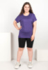 Жіноча фіолетова футболка