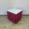 Пуф-трансформер 5в1 Остин-1 со столиком велюр красный/белая аляска 4-3-9005