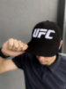 Кепка UFC чорна (біле лого)