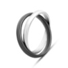 Серебряное кольцо CatalogSilver с керамикой, вес изделия 3,54 гр (2149361) 17.5 размер