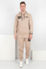 Чоловічий бежевий спортивний костюм на флісі