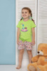 Комплект на дівчинку з шортиками - літні фрукти 3-4, 5-6, 7-8 років
