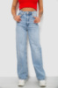 Джинсы женские Wide leg, цвет голубой, 244R2529