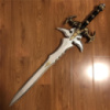 Игрушечный меч Артаса RESTEQ — Ледяная Скорбь / Frostmourne 1:1, 100 см, косплей World of Warcraft, меч Короля-лича