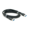 Кабель VEGGIEG V-U336, AM/AM , USB3.0, Black, длина 1,5м, Box