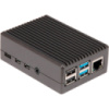 Корпус для Микро ПК Raspberry Pi Pi 4B Black Aluminium Alloy (RA759)