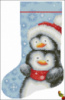 Рождественский носок Пингвиньи обнимашки