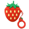 Силіконовий футляр для навушників AirPods Smile Fruits series (strawberry) - купити в SmartEra.ua