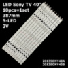 LED підсвітка Samsung, Sony TV 40« 5-led 3V 387mm 2013SONY40A 2013SONY40B 3228 05 REV1.0 130927 10шт.