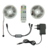 LED лента RGB DC 12V (с блоком питания), IP 20, 10 м, с Bluetooth и пультом, на самоклейке