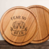 Доска для нарезки «Fear no beer», 35 см, английский