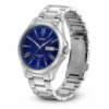 Чоловічий годинник Casio MTP-1384D-2A Classic — Сріблястий сталевий браслет та Синій циферблат