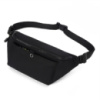 Класична текстильна сумка чорна на пояс 710866A
