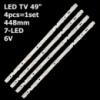 LED підсвітка TV 49“ TCL 50DP600 50S421 50S423 TCL-GIC-50D6-3030-4X7-LX20180417 4C-LB5007-ZM03J YHF-4C-LB 1шт.