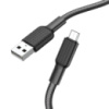 Кабель Hoco X69 USB to MicroUSB 1m black white