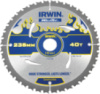Диск пильный по деревоматериалам Weldtec CSB 235мм/T40/30/20, IRWIN