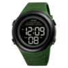 Чоловічий тактичний годинник Skmei 1675AG Army Green з підсвіткою та захистом 5 ATM