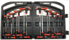 Набор ключей Т-образных TORX/6-гранныхс шаром,16 предметов(Н:2,2.5х75, 3,4х100, 5,6х150, 8,10х200мм; Т:10,15х75, 20,25х100, 30,40х150, 45,50х200мм),