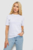 Футболка жіноча однотонна, колір білий, 241R1800