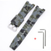 Ремінець для Casio G-Shock GST-W300 Camo Green SI полімерний Зелений камуфляж (1051-0943)