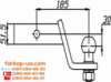 Комплект вставки 50х50 Auto-Hak для фаркопа американського зразка