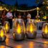 Садовий світильник garden light СВІЧКИ (ціна за упаковку в уп 3 штуки)10509