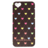 Чехол ARU для iPhone 5/5S/5SE Hearts Dark Brown