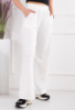 Жіночі білі спортивні брюки-палацо