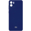 Чохол Silicone Cover Full Camera (AA) для Xiaomi Redmi A1+ / A2+, Темно-синій / Midnight blue - купити в SmartEra.ua