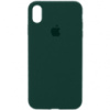 Чохол Apple iPhone XS Max (6.5«») - Silicone Case Full Protective (AA) (Зелений / Forest green) - купити в SmartEra.ua