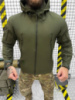 Куртка тактическая софтшел ХАКИ Олива Silver Knight Olive! Куртка тактическая Soft Shell! Куртка Олива на ФЛИСЕ!